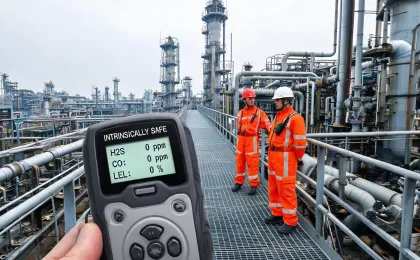 Oil gas and mining gas detection