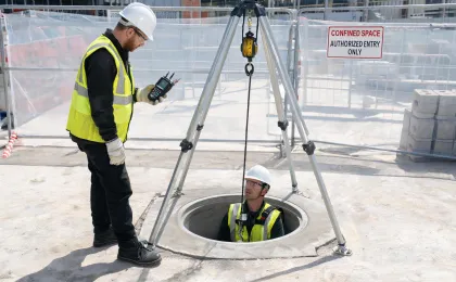 Construction gas detection package