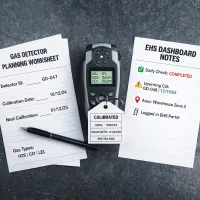 Gas detector planning worksheet